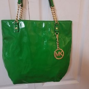 Michael Kors kelly green bag